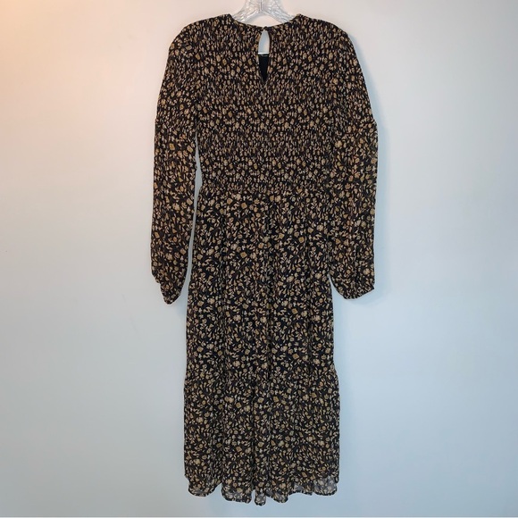 Mink Pink Mira Shirred Midi Dress XS - Picture 5 of 11